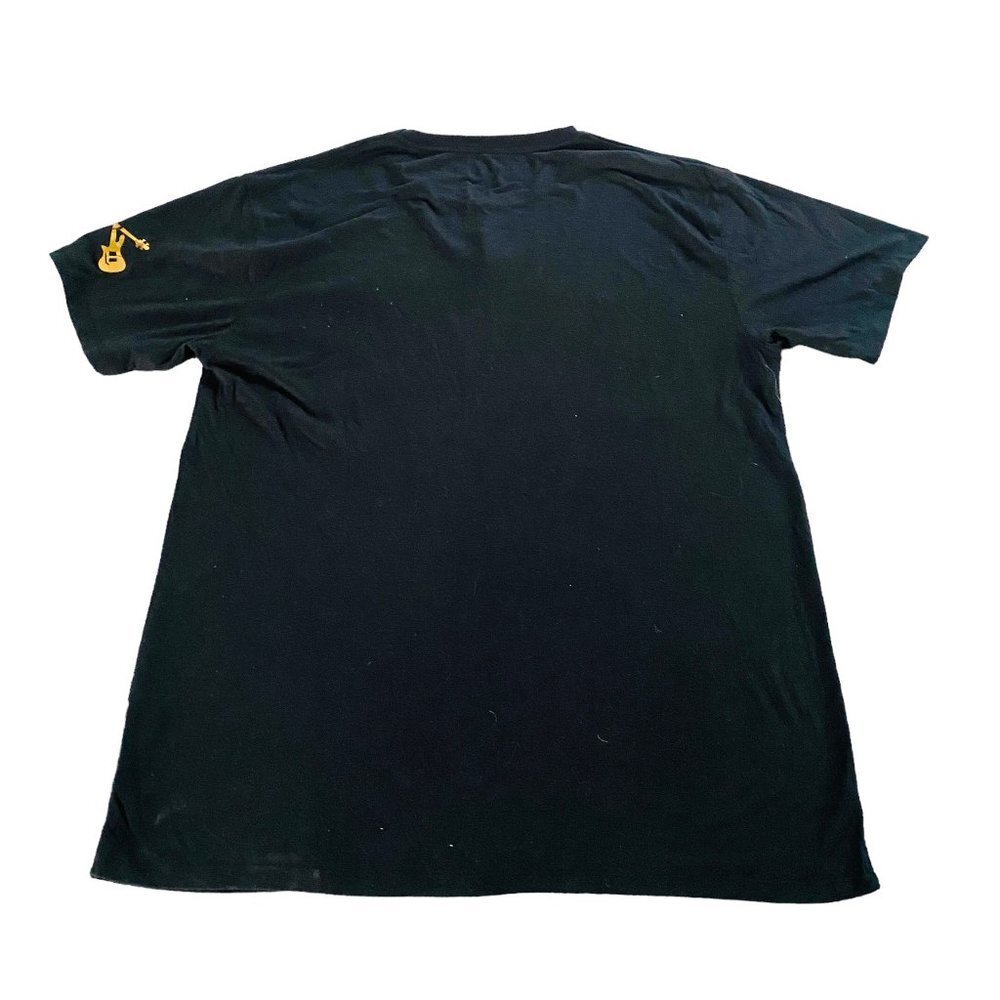 DJ Seven Souls Black Metallic Gold Skull Shirt - Picture 2 of 8